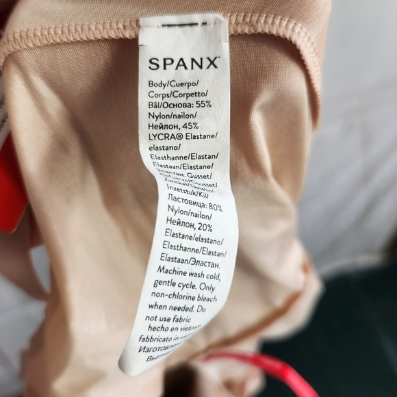 Spanx Shapewear Thinstincts 2.0 Invisible Open-Bust Mid-Thigh Bodysuit 10235R XL - Picture 13 of 14